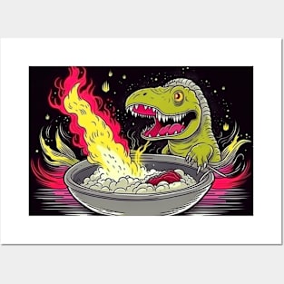 Jurassic Ramen Posters and Art